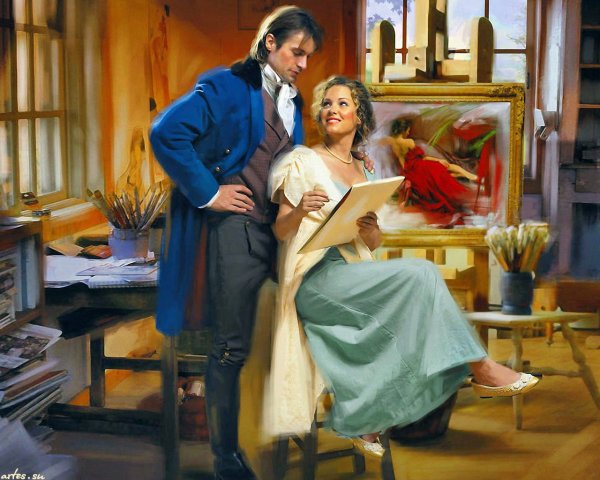 Пары в живописи