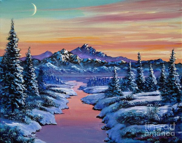 Зимняя живопись Боба Росса