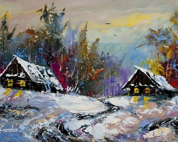 Александр Ходюков пейзажи картины