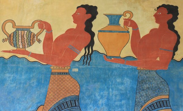 Фрески Кносского дворца на Крите