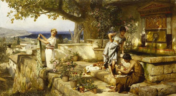 Христос в доме Марфы и Марии семирадский