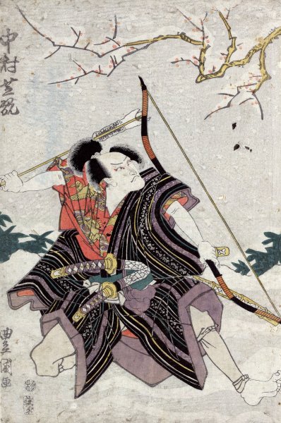 Японские Гравюры Самураи