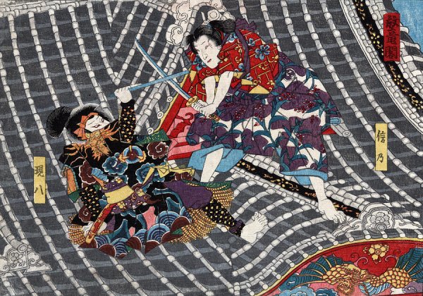 Японская гравюра Бусидо