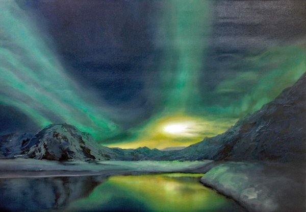 Картины Боба Росса Северное сияние