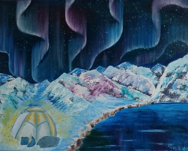 Рерих картины Северное сияние