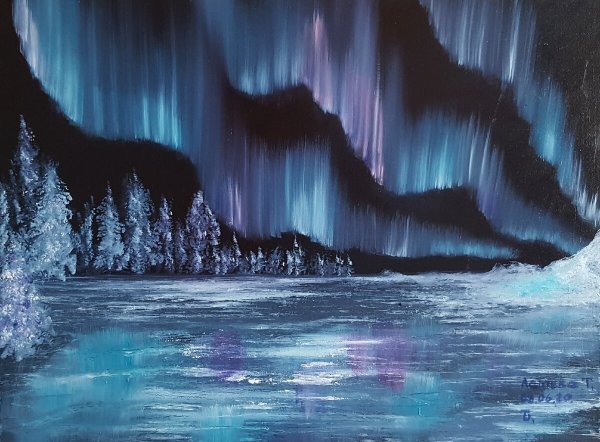 Маслом мераернре сияние