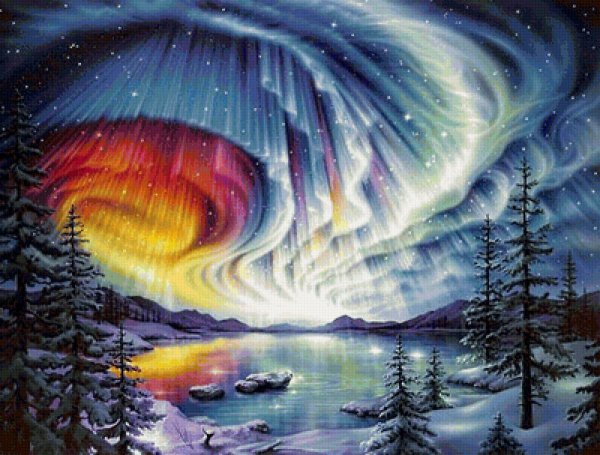 Картины Боба Росса Северное сияние