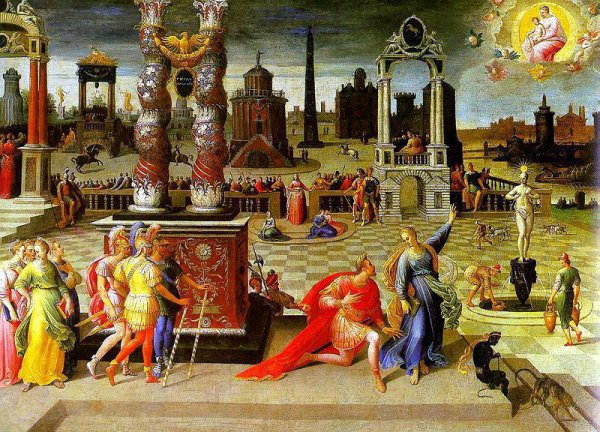 Август и Сивилла. Антуан Карон