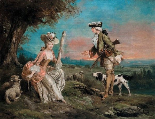 Алонсо Санчеса Коэльо банкет монархов, 1579 г