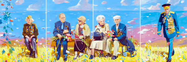 Александр Виноградов и Владимир Дубосарский. «За отвагу», 2014 г.