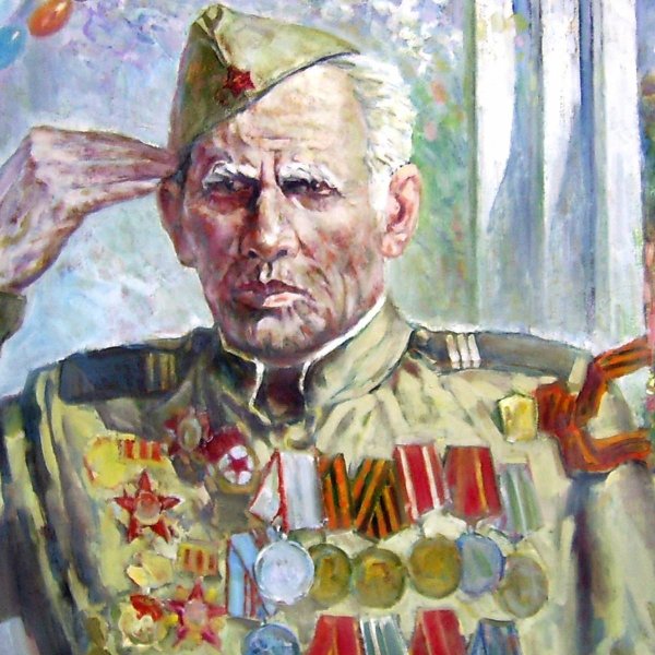 Художник Корбаков портреты ветеранов