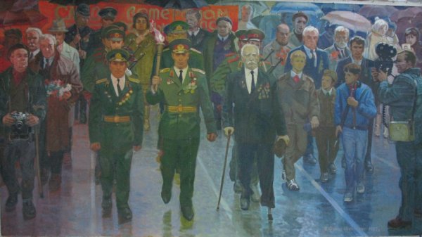 Художник Филипп Москвитин парад Победы