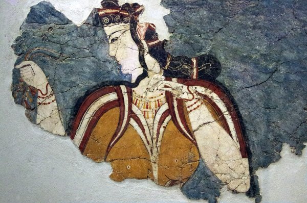 Живопись Крита и фрески Тиринфа