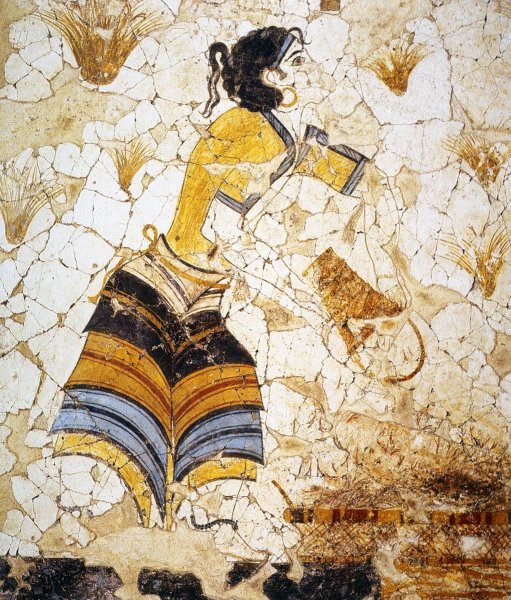 Фрески Минойской цивилизации на Крите