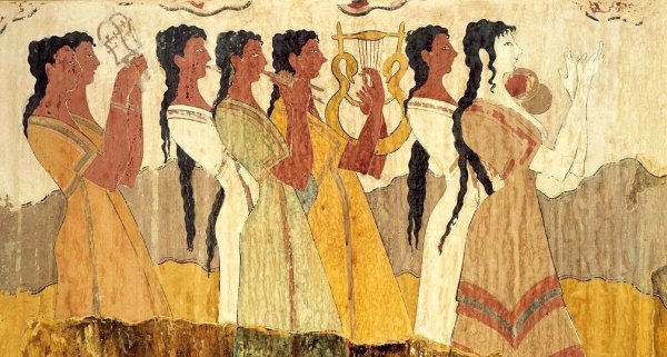 Фрески Кносского дворца Греция