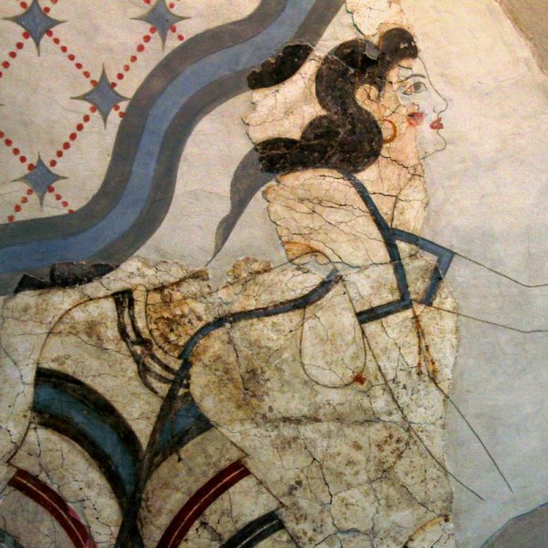 Дворец Тиринф фрески