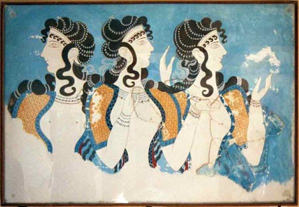 Кносский дворец фрески антилопы