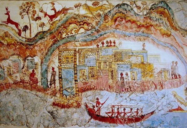 Агиа Триада Минойская фреска