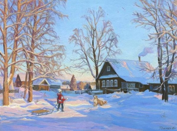 Зимние пейзажи Алексея Кузьмина