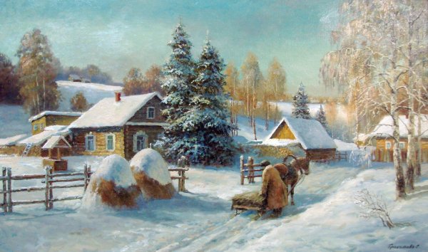 Боев Сергей Юрьевич зимние пейзажи