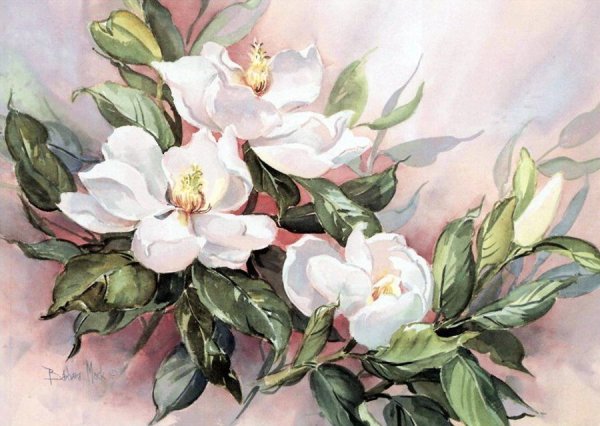 Художник Барбара Барбара Flowers картины