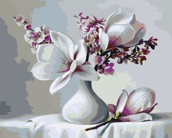 Магнолии художник Pieter Wagemans