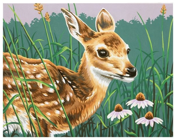 Картина по номерам Олененок