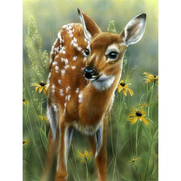 Алмазная мозаика Олененок