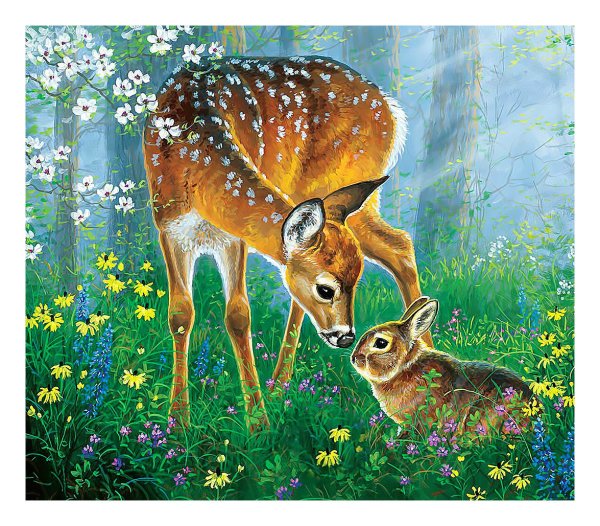 Алмазная мозаика Олененок Бэмби