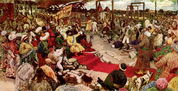 Восстание Емельяна Пугачева картина