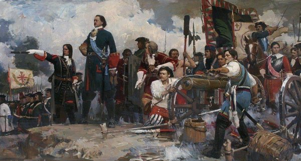 Полтавское сражение Петр 1