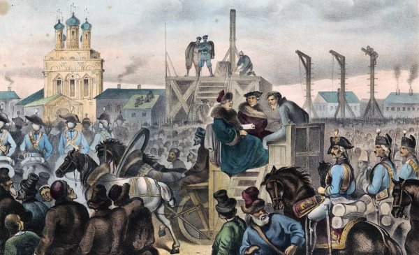 Восстание Емельяна Пугачева картина