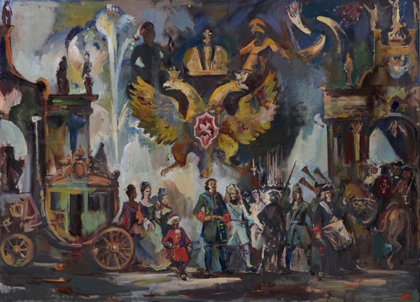 Первый фейерверк Петра 1