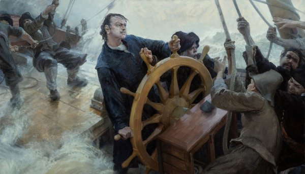 Кушевский ю. «Великий рулевой» пётр 1 на фрегате «Штандарт»