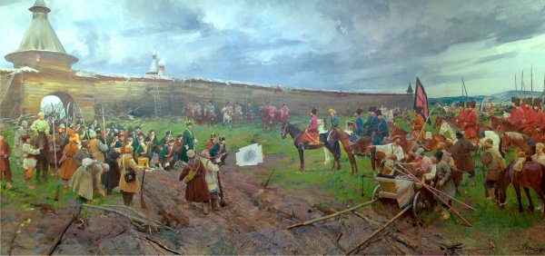 Суд Пугачева. Художник с. Герасимов