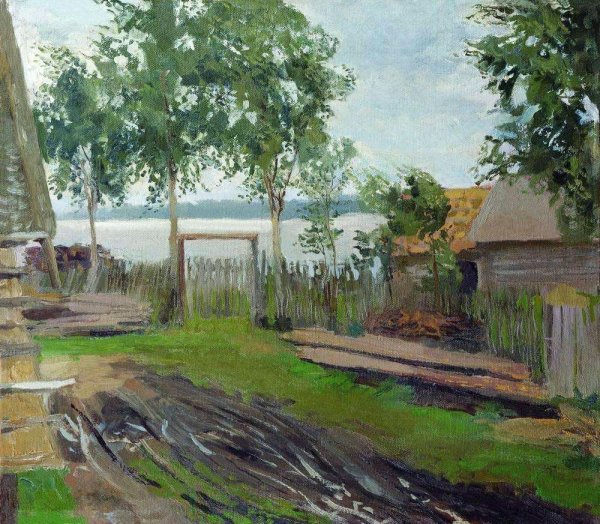 Ветхий дворик Левитан