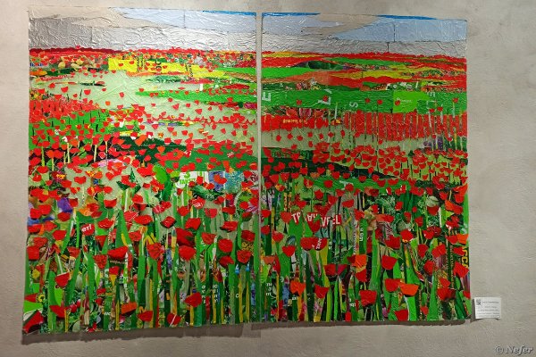 Сауле Сулейменова целлофановая живопись