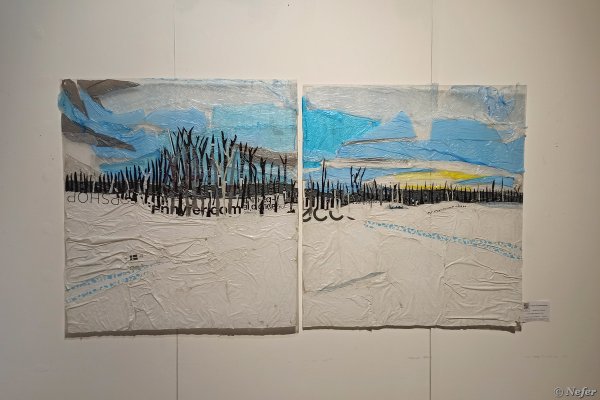 Сауле Сулейменова целлофановая живопись