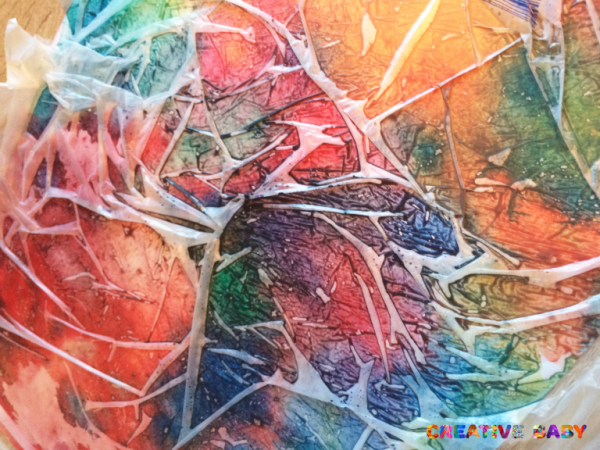 Рисование на пищевой пленке