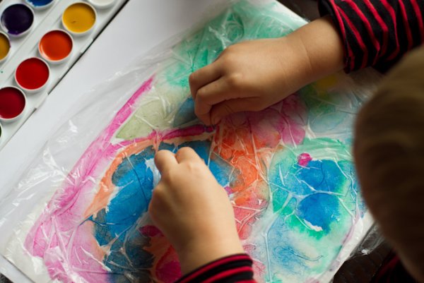 Рисование пленкой