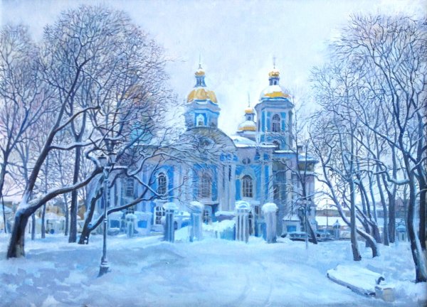 Картина Суздаль Покровский собор