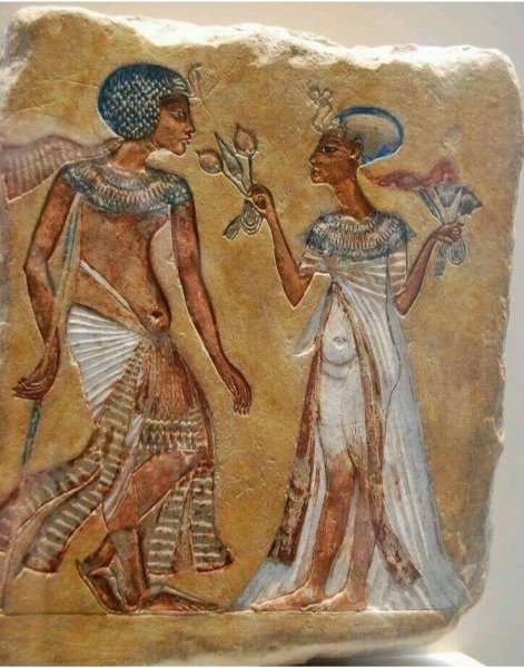 Древний Египет Эхнатон и царица Нефертити