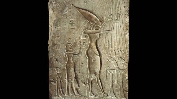 Фараон Эхнатон Аменхотеп царица Нефертити