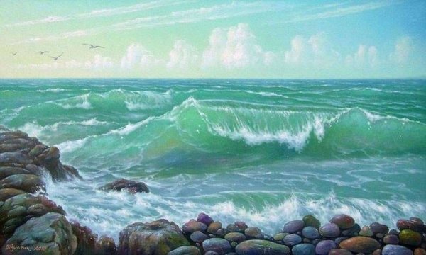 Юрий Клапоух морской пейзаж