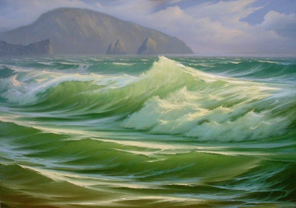 Дмитрий Спарос море картины