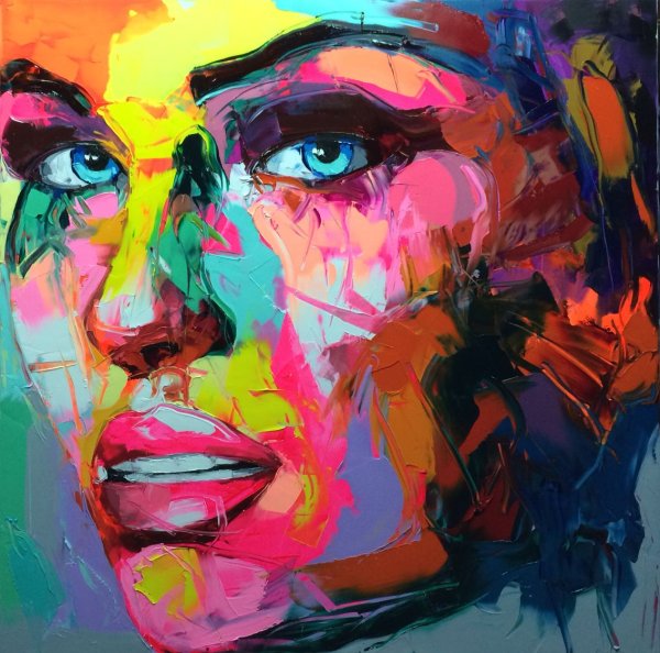 Портрет мазками