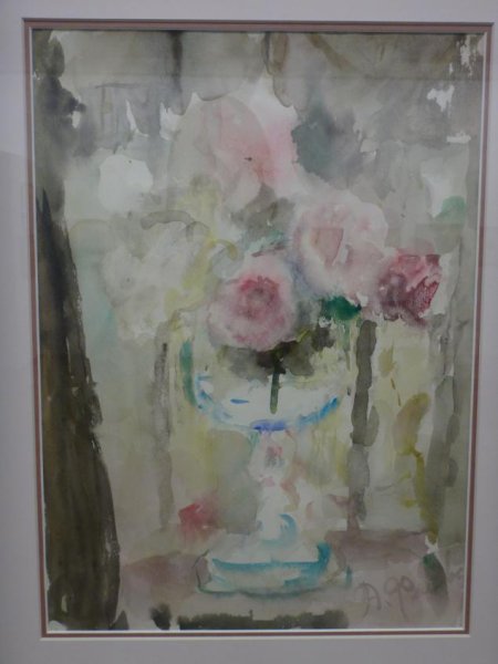 Артур Фонвизин акварель цветы