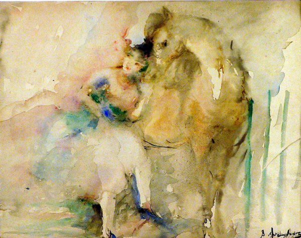 Акварели Фонвизина Беляковой Нольде