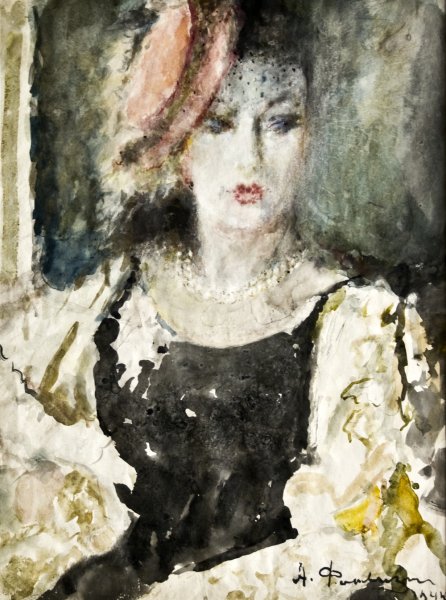 Созерцательные акварели Артур Фонвизин