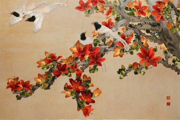 Сучжоуская вышивка древний Китай